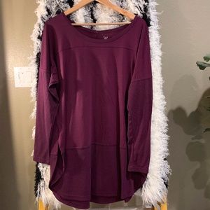 Livi Active Burgundy Long Sleeve Tee 18/20